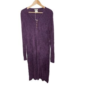 NWT Blackberry Royal Robbins Stretchy Texture Sweater Voyage Dress XL